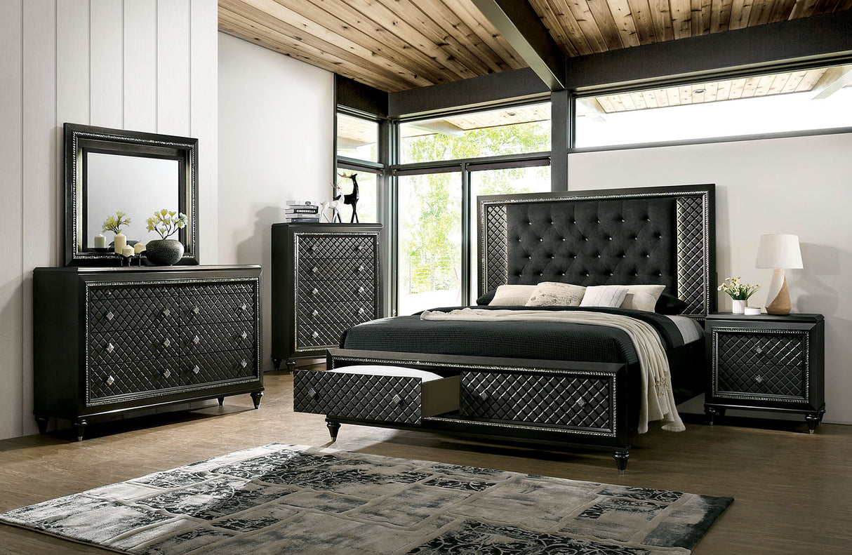 Demetria Metallic Gray Dresser by Furniture of America at Eve Furniture