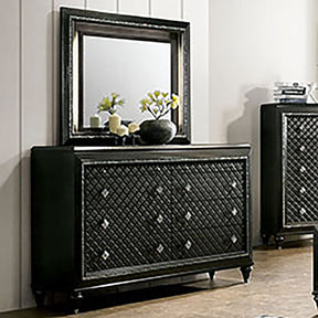 Demetria Metallic Gray Dresser by Furniture of America at Eve Furniture