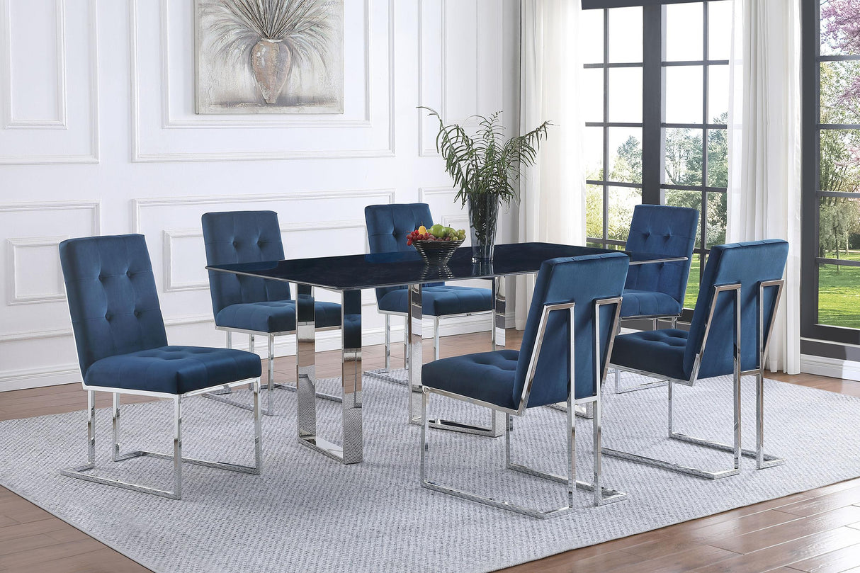 Desden Gray Rectangular Sintered Stone Dining Table by Coaster at Eve Furniture