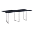 Desden Gray Rectangular Sintered Stone Dining Table by Coaster at Eve Furniture