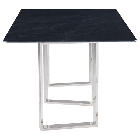 Desden Gray Rectangular Sintered Stone Dining Table by Coaster at Eve Furniture