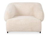 Devlin Cream Lounge Chair by Moe's Home at Eve Furniture