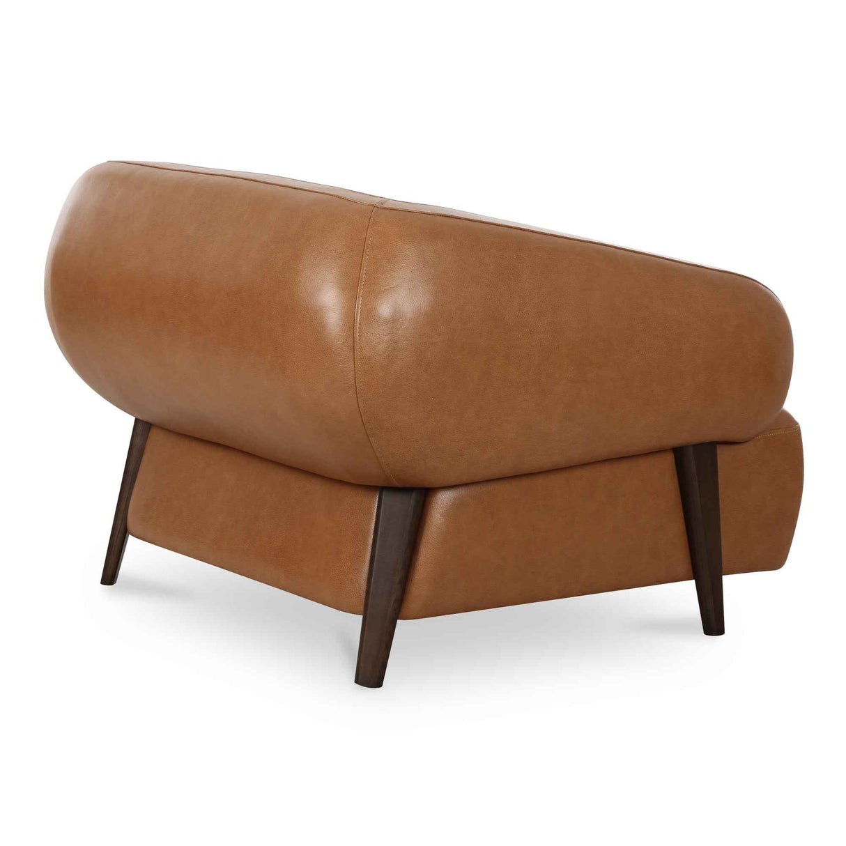 Devlin Tan Leather Lounge Chair