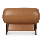 Devlin Tan Leather Lounge Chair by Moe's Home at Eve Furniture