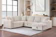 Devonshire Camel Sleeper Sectional Sofa Storage Chaise by Coaster at Eve Furniture