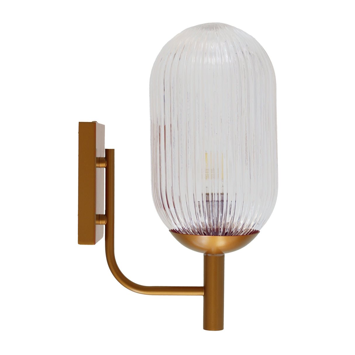 Dewdrop Wall Lamp - Bronze and Clear by Ashcroft Imports at Eve Furniture