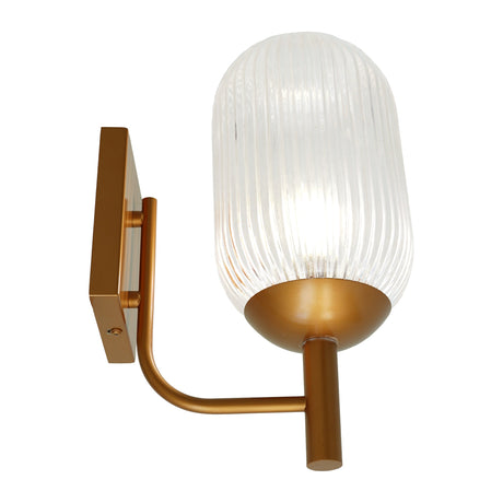 Dewdrop Wall Lamp - Bronze and Clear by Ashcroft Imports at Eve Furniture