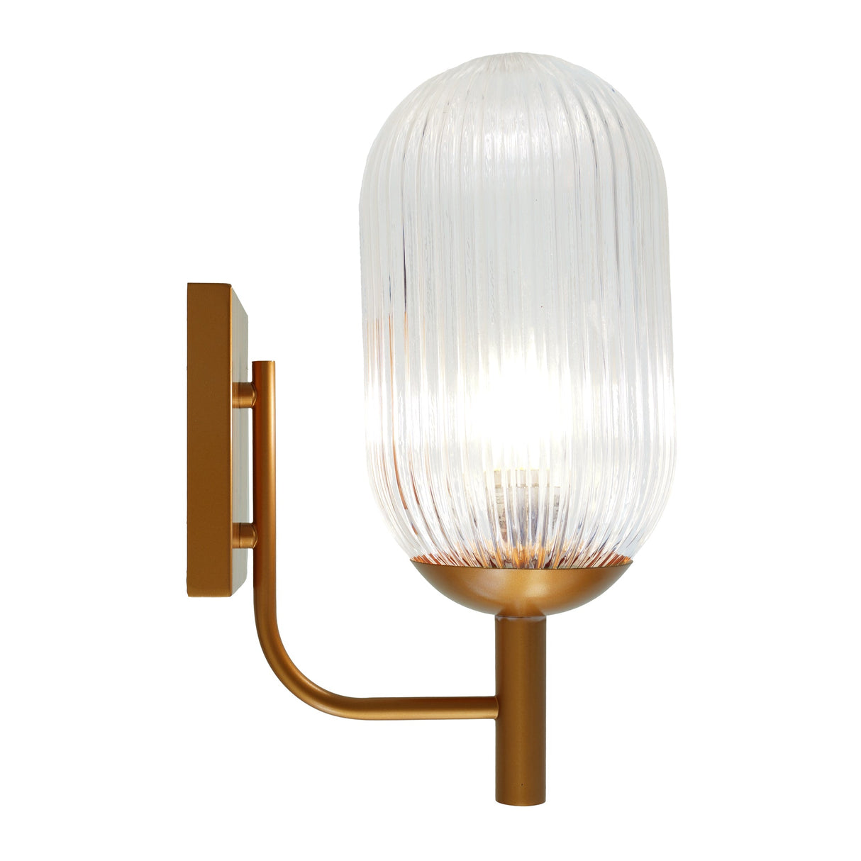 Dewdrop Wall Lamp - Bronze and Clear by Ashcroft Imports at Eve Furniture