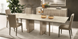Luce Light Beige Dining Chair - view 3