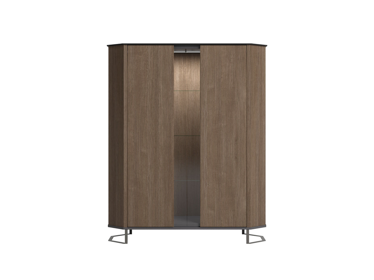 Hexagon 2-Door Display Cabinet by ESF Furniture at Eve Furniture