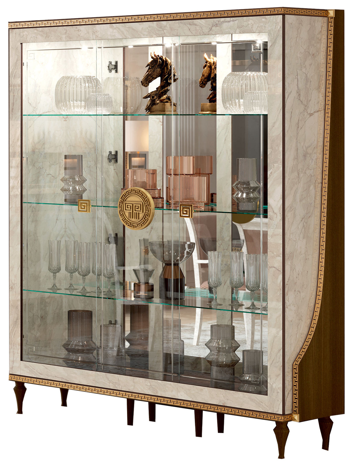 Romantica 3-Door Display Cabinet
