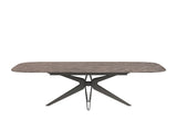 Hexagon 108-Inch Fixed Dining Table by ESF Furniture at Eve Furniture