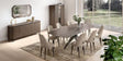 Hexagon 108-Inch Fixed Dining Table by ESF Furniture at Eve Furniture
