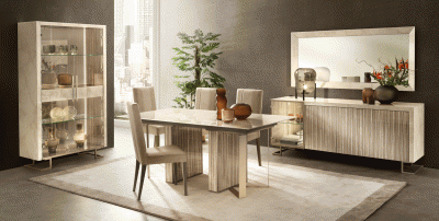 Luce Light Beige Extendable Dining Table - view 3