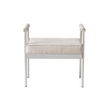 Diva Cream Velvet Bench by TOV Furniture at Eve Furniture