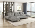 Dominic Dark Gray 2-Piece Sectional with Left Chaise and Dual-position Backs by Homelegance at Eve Furniture