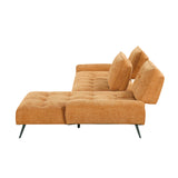 Dominic Orange 2-Piece Sectional with Right Chaise and Dual-position Backs by Homelegance at Eve Furniture