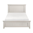 Donahue White King Panel Bed by Homelegance at Eve Furniture