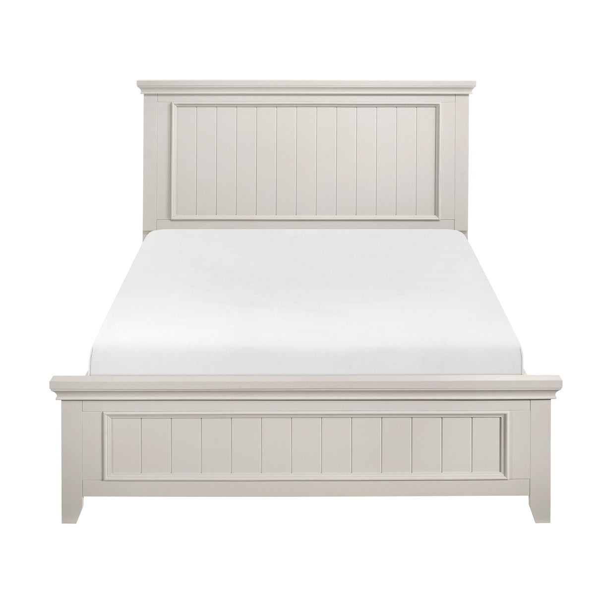 Donahue White King Panel Bed by Homelegance at Eve Furniture