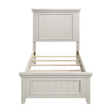 Donahue White Twin Panel Bed by Homelegance at Eve Furniture