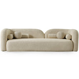 Donna Ivory Japandi Style Boucle Sofa by Ashcroft Imports at Eve Furniture