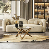 Donna Ivory Japandi Style Boucle Sofa by Ashcroft Imports at Eve Furniture