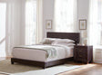 Dorian Brown Upholstered Queen Bed by Coaster at Eve Furniture
