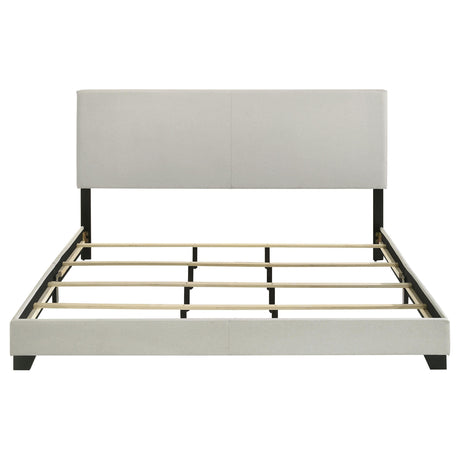 Dorian Cream Upholstered California King Panel Bed by Coaster at Eve Furniture