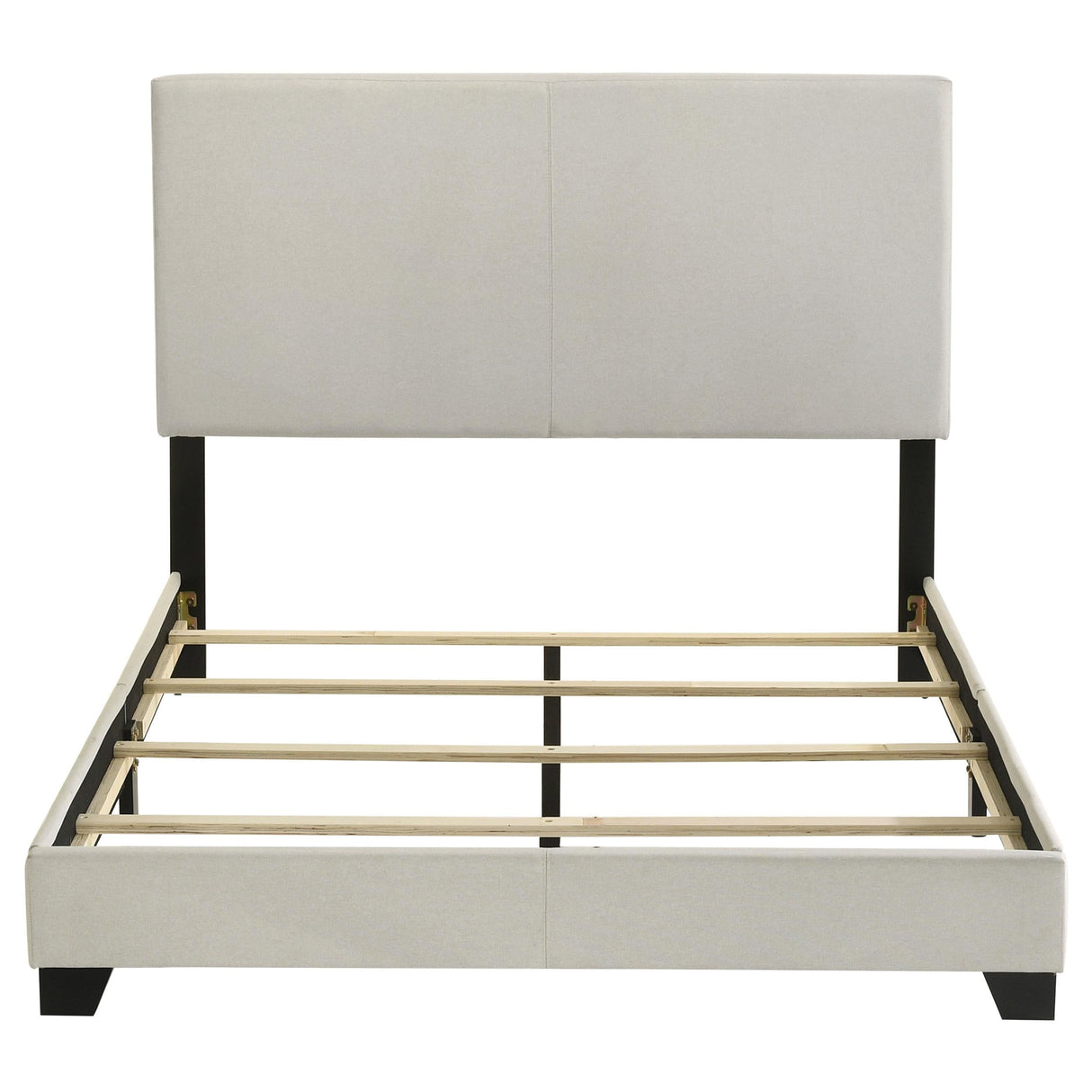 Dorian Cream Upholstered Full Panel Bed by Coaster at Eve Furniture