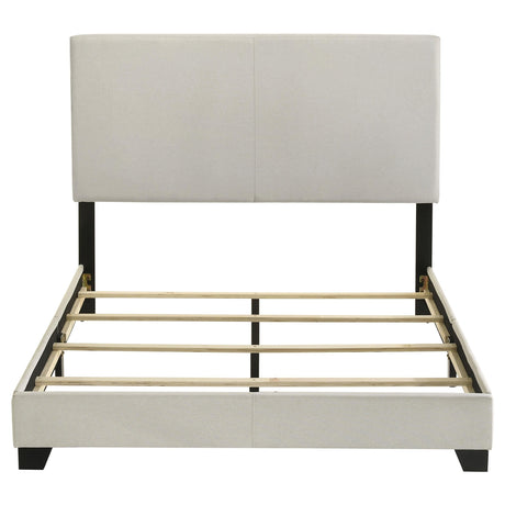 Dorian Cream Upholstered Full Panel Bed by Coaster at Eve Furniture