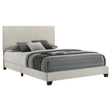 Dorian Cream Upholstered Queen Panel Bed by Coaster at Eve Furniture