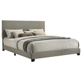 Dorian Taupe Upholstered California King Panel Bed by Coaster at Eve Furniture