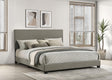 Dorian Taupe Upholstered California King Panel Bed by Coaster at Eve Furniture