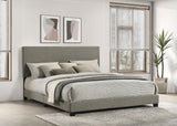 Dorian Taupe Upholstered California King Panel Bed by Coaster at Eve Furniture