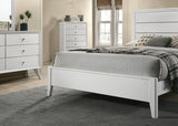 Dortmund White California King Bed by Furniture of America at Eve Furniture