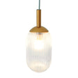 Dover Pendant Lamp - Bronze and Clear by Ashcroft Imports at Eve Furniture