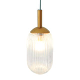 Dover Pendant Lamp - Bronze and Clear by Ashcroft Imports at Eve Furniture