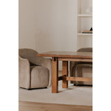 Drava Beige Rolling Dining Chair by Moe's Home at Eve Furniture