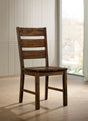 Dulce Walnut Side Chair by Furniture of America at Eve Furniture