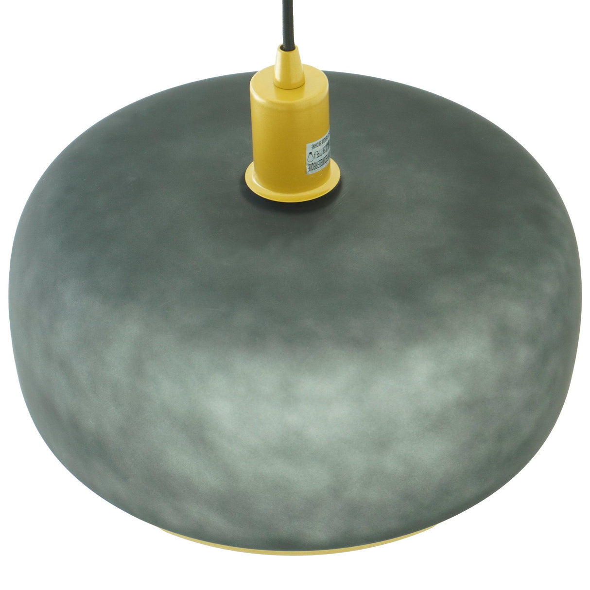 Dune Pendant Lamp - Black Sprayed and Gold by Ashcroft Imports at Eve Furniture