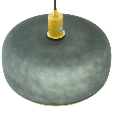 Dune Pendant Lamp - Black Sprayed and Gold by Ashcroft Imports at Eve Furniture
