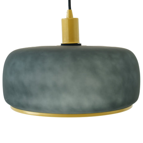 Dune Pendant Lamp - Black Sprayed and Gold by Ashcroft Imports at Eve Furniture