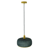 Dune Pendant Lamp - Black Sprayed and Gold by Ashcroft Imports at Eve Furniture