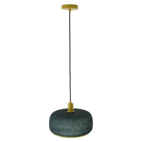 Dune Pendant Lamp - Black Sprayed and Gold by Ashcroft Imports at Eve Furniture