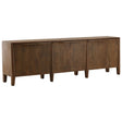 Durant Sideboard, Dark Brown by Dovetail at Eve Furniture