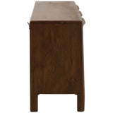 Durant Sideboard, Dark Brown by Dovetail at Eve Furniture