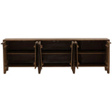 Durant Sideboard, Dark Brown by Dovetail at Eve Furniture