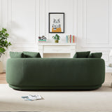 Dylan Modern French Olive Green Boucle Sofa by Ashcroft Imports at Eve Furniture