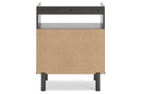 Brymont Dark Gray Turntable Accent Console