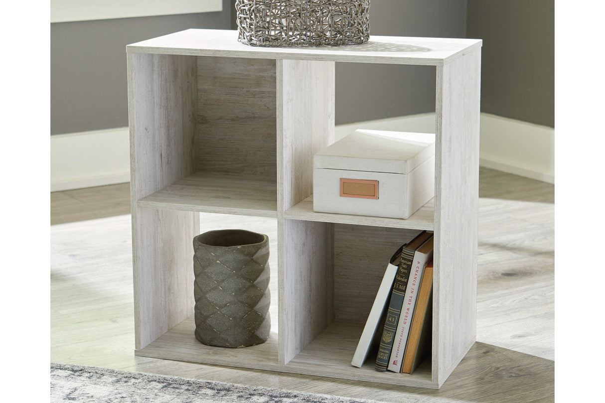 Paxberry Whitewash Four Cube Organizer